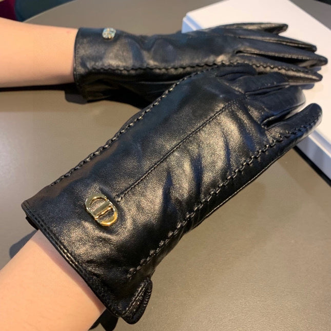 TOUCHSCREEN GLOVES IN BLACK SHEEPSKIN 458585