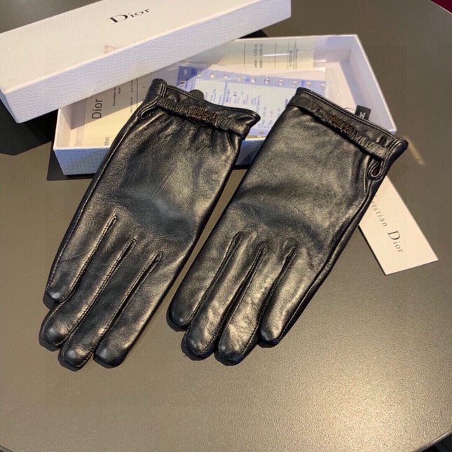 TOUCHSCREEN GLOVES IN BLACK LAMBSKIN 458586