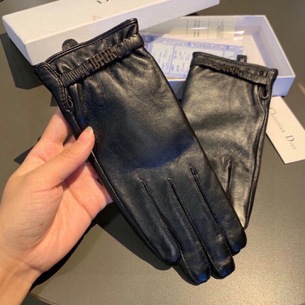 TOUCHSCREEN GLOVES IN BLACK LAMBSKIN 458586