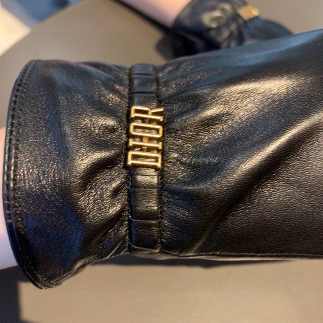 LAMBSKIN GLOVES BLACK 458587