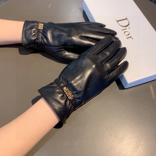 LAMBSKIN GLOVES BLACK 458587