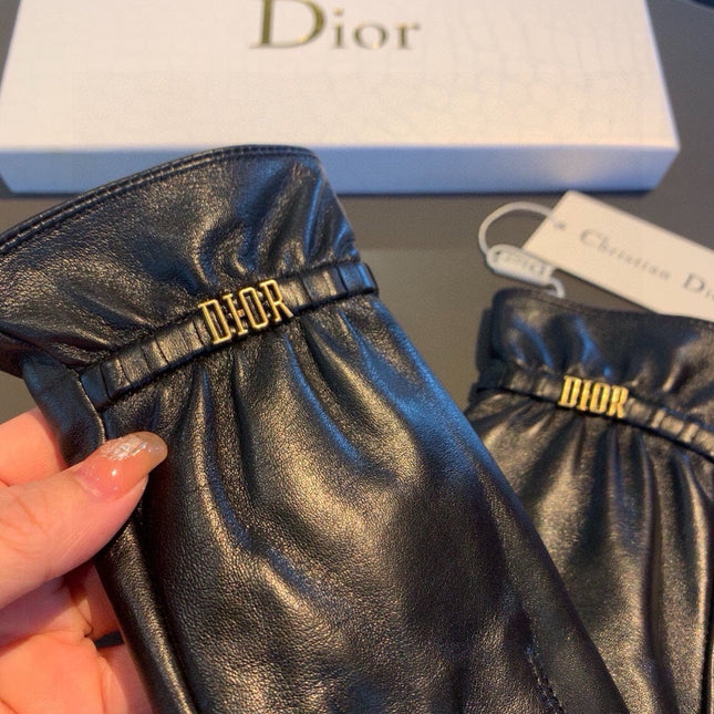 LAMBSKIN GLOVES BLACK 458587