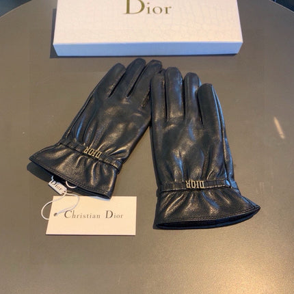 LAMBSKIN GLOVES BLACK 458587