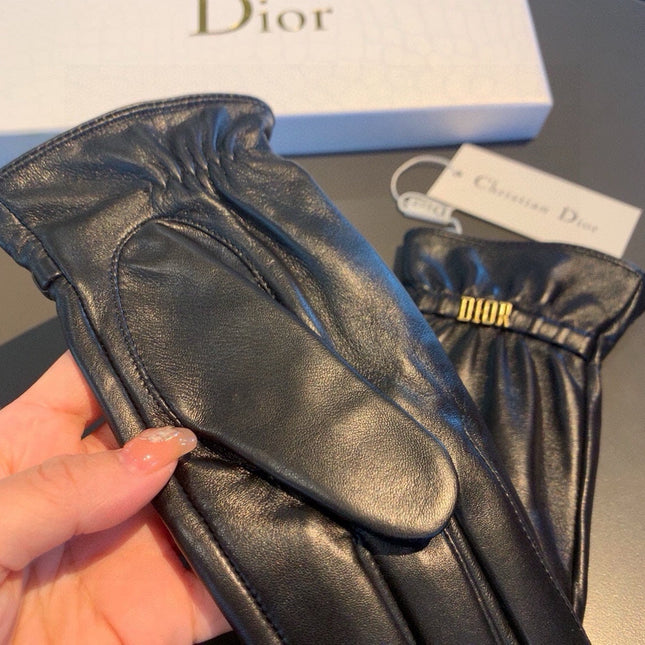 LAMBSKIN GLOVES BLACK 458587