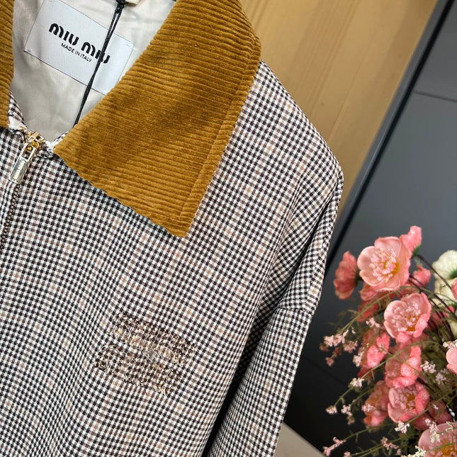 MIUMIU LAPEL COLLAR COAT STYLE 68