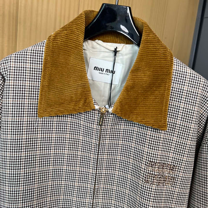 MIUMIU LAPEL COLLAR COAT STYLE 68