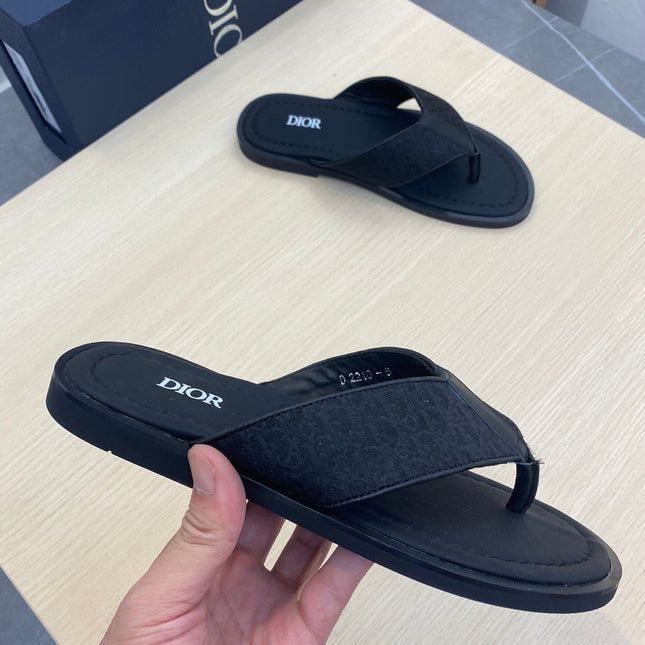 CD ALIDAS FLIP-FLOPS BLACK JACQUARD
