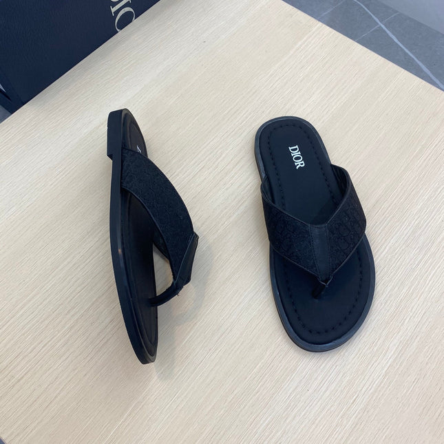 CD ALIDAS FLIP-FLOPS BLACK JACQUARD