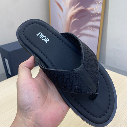 CD ALIDAS FLIP-FLOPS BLACK JACQUARD