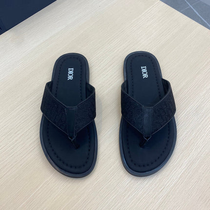 CD ALIDAS FLIP-FLOPS BLACK JACQUARD