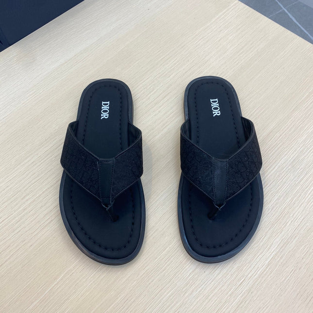 CD ALIDAS FLIP-FLOPS BLACK JACQUARD