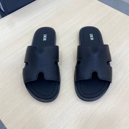 CD H-ALIAS SANDAL DENIM COLOR GRAINED CALFSKIN