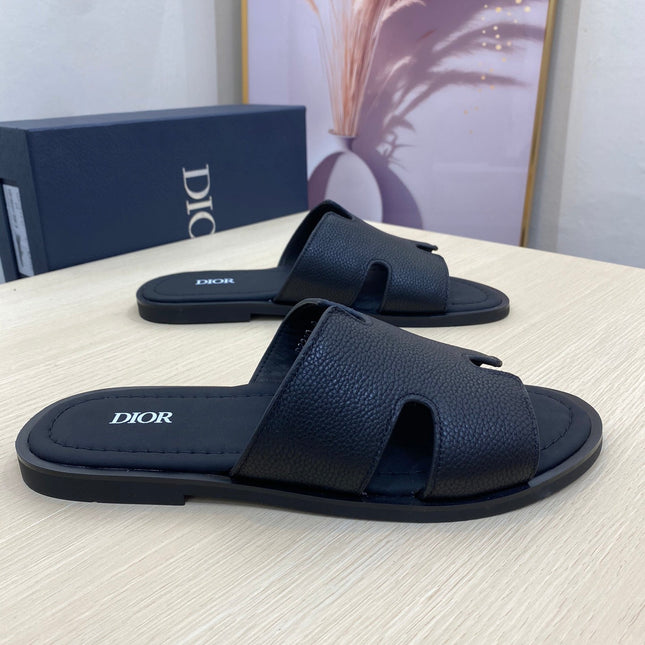 CD H-ALIAS SANDAL DENIM COLOR GRAINED CALFSKIN