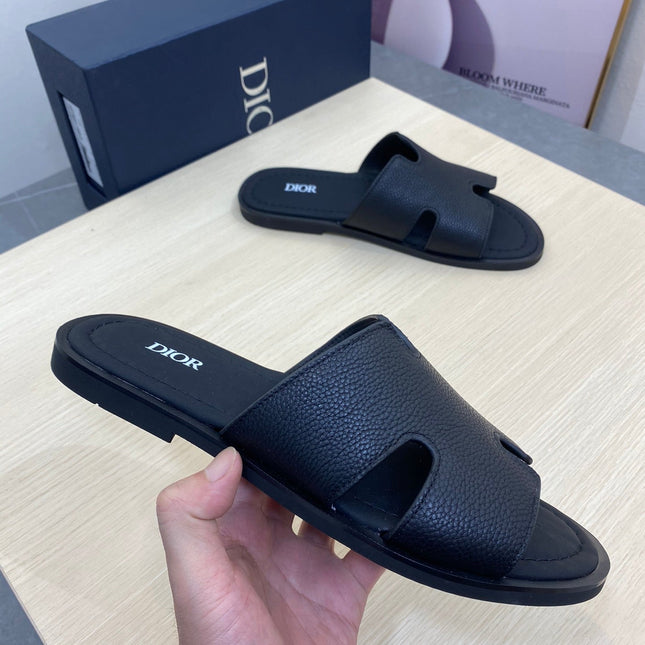 CD H-ALIAS SANDAL DENIM COLOR GRAINED CALFSKIN