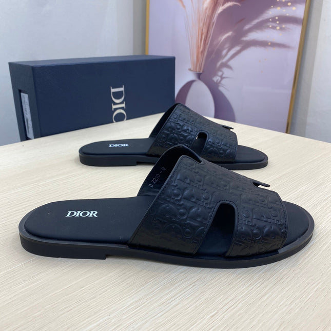 CD H-ALIAS SANDAL DENIM COLOR MONOGRAM CALFSKIN