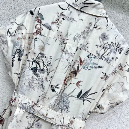 DIOR FLORAL LONG DRESS 275014