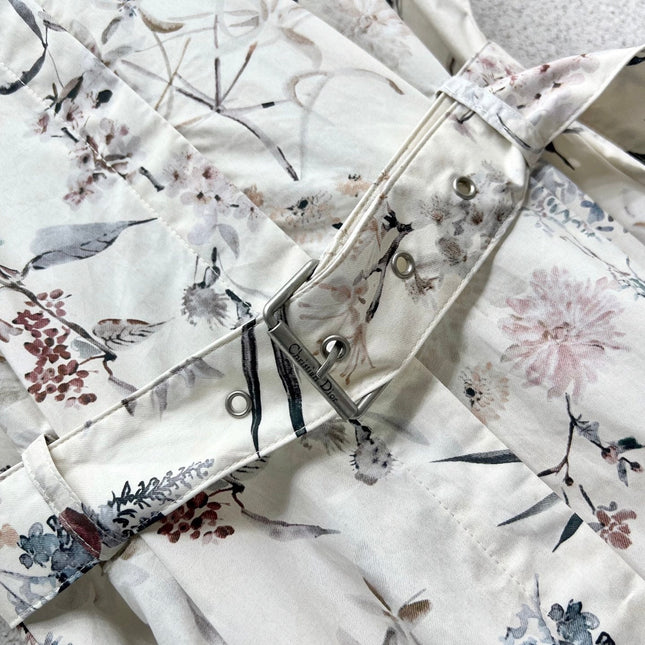 DIOR FLORAL LONG DRESS 275014