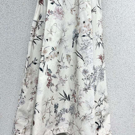 DIOR FLORAL LONG DRESS 275014