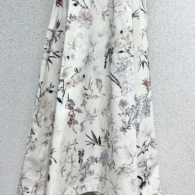 DIOR FLORAL LONG DRESS 275014