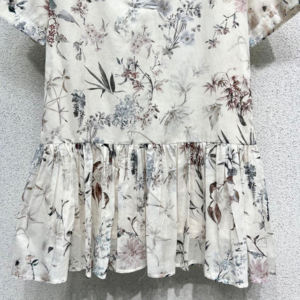 DIOR SHORT-SLEEVE RETRO DRESS 275031
