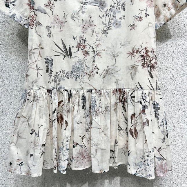 DIOR SHORT-SLEEVE RETRO DRESS 275031