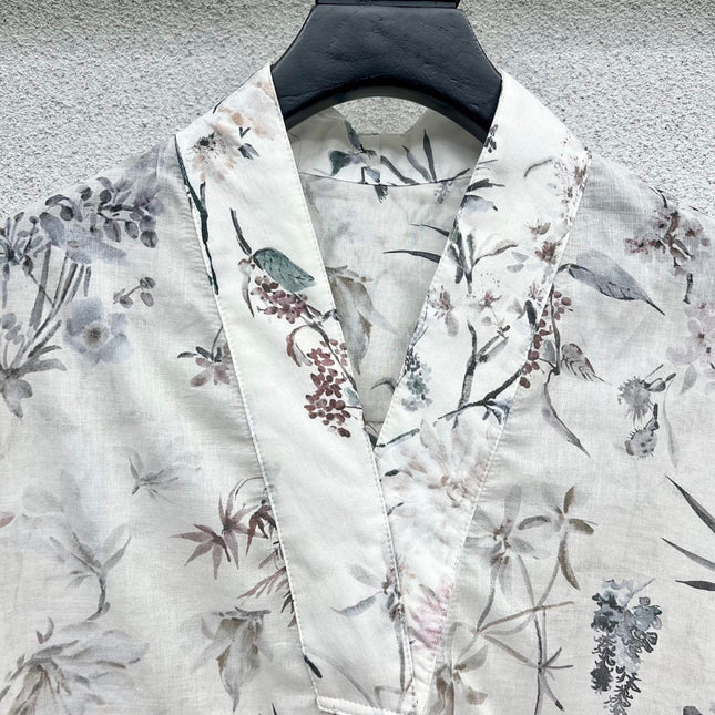 DIOR CLASSIC FLORAL SHIRT 275026