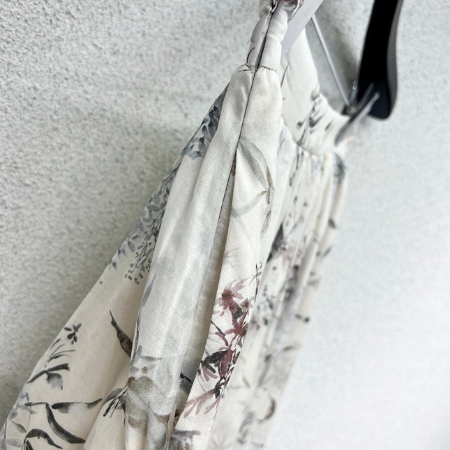 DIOR CLASSIC FLORAL LONG SKIRT 275021