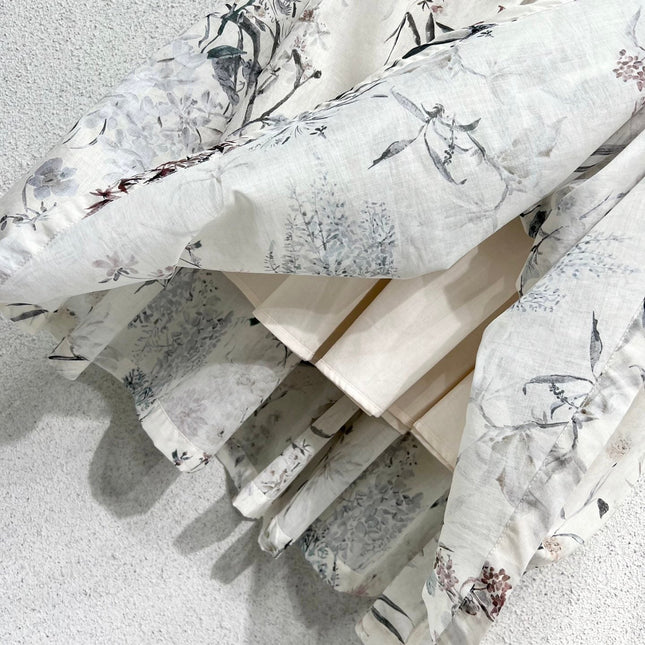 DIOR CLASSIC FLORAL LONG SKIRT 275021