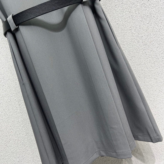 MIUMIU SLEEVELESS DRESS WITH BELT STYLE 64