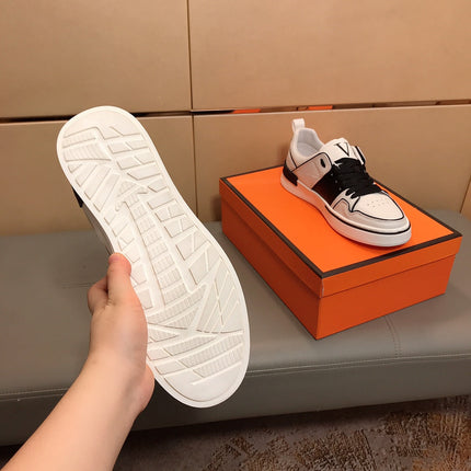LV SKATE SNEAKERS IN WHITE MIX BLACK CALFSKIN