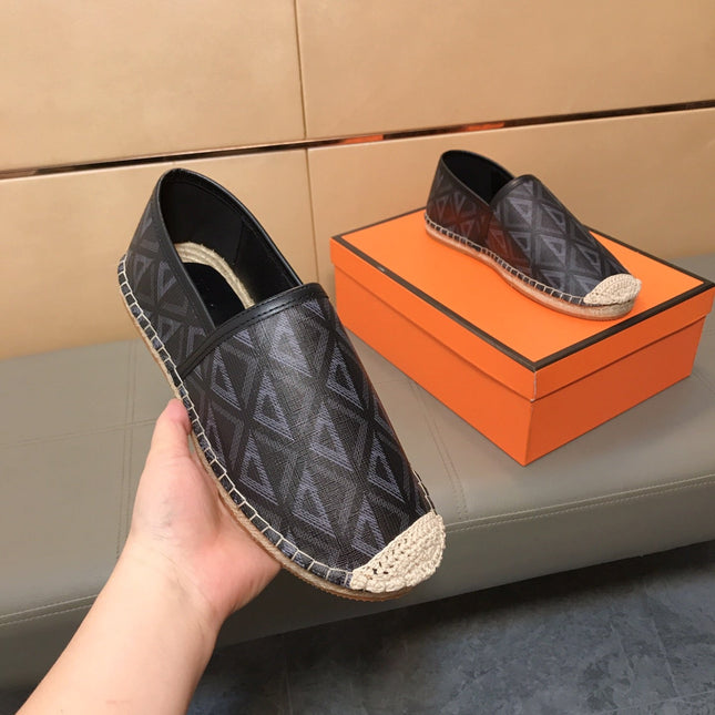 CD PARADISE ESPADRILLE LOAFER BLACK GEOMETRIC JACQUARD