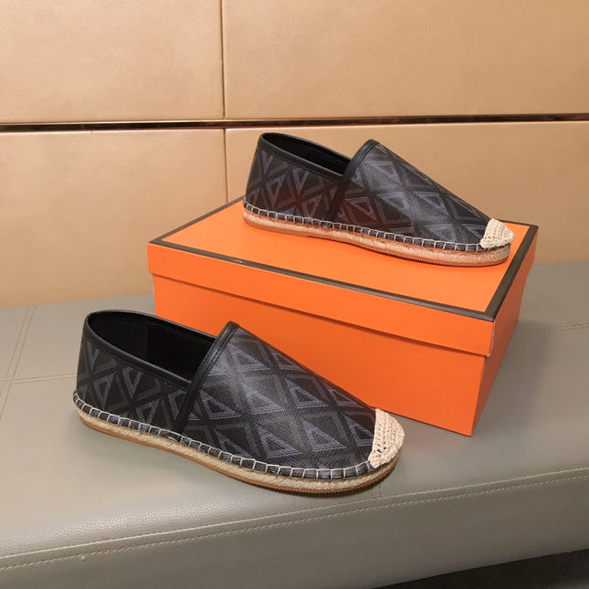 CD PARADISE ESPADRILLE LOAFER BLACK GEOMETRIC JACQUARD