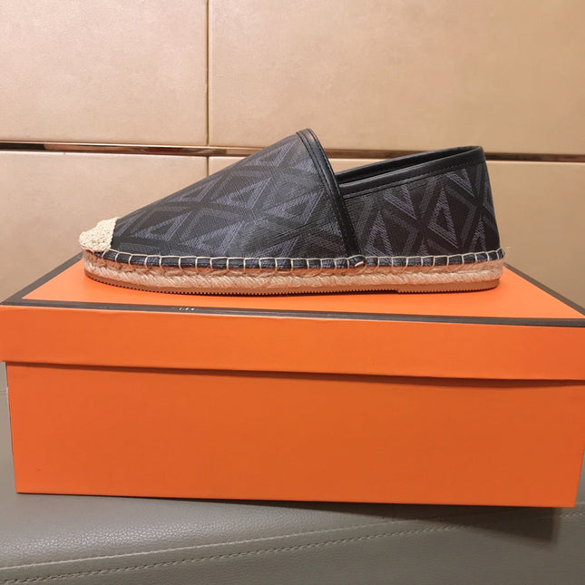 CD PARADISE ESPADRILLE LOAFER BLACK GEOMETRIC JACQUARD
