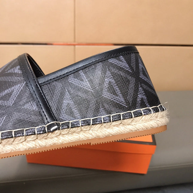 CD PARADISE ESPADRILLE LOAFER BLACK GEOMETRIC JACQUARD