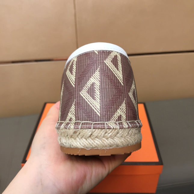 CD PARADISE ESPADRILLE LOAFER RUSSET GEOMETRIC JACQUARD