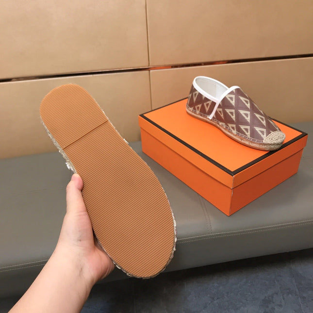 CD PARADISE ESPADRILLE LOAFER RUSSET GEOMETRIC JACQUARD