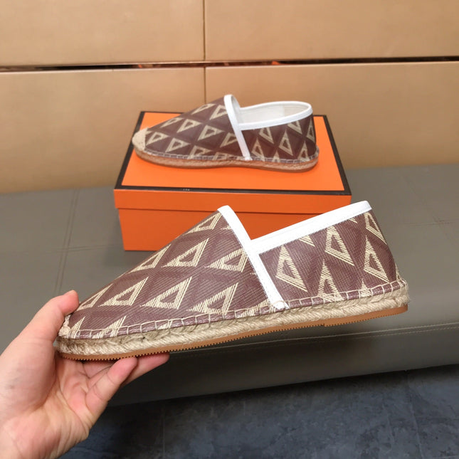 CD PARADISE ESPADRILLE LOAFER RUSSET GEOMETRIC JACQUARD