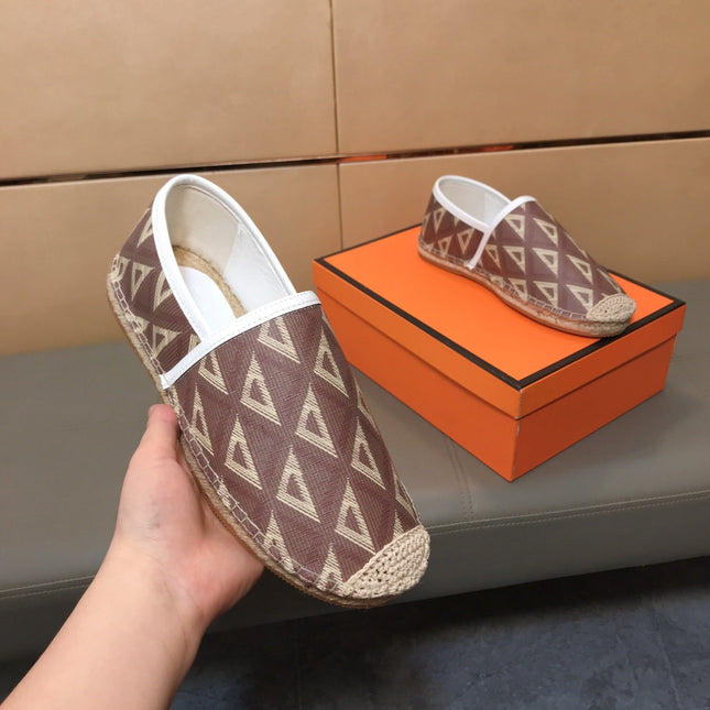 CD PARADISE ESPADRILLE LOAFER RUSSET GEOMETRIC JACQUARD