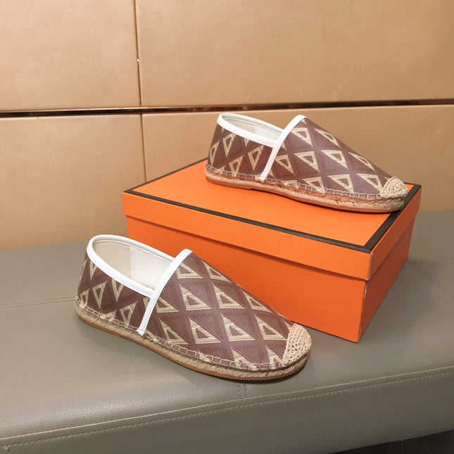 CD PARADISE ESPADRILLE LOAFER RUSSET GEOMETRIC JACQUARD