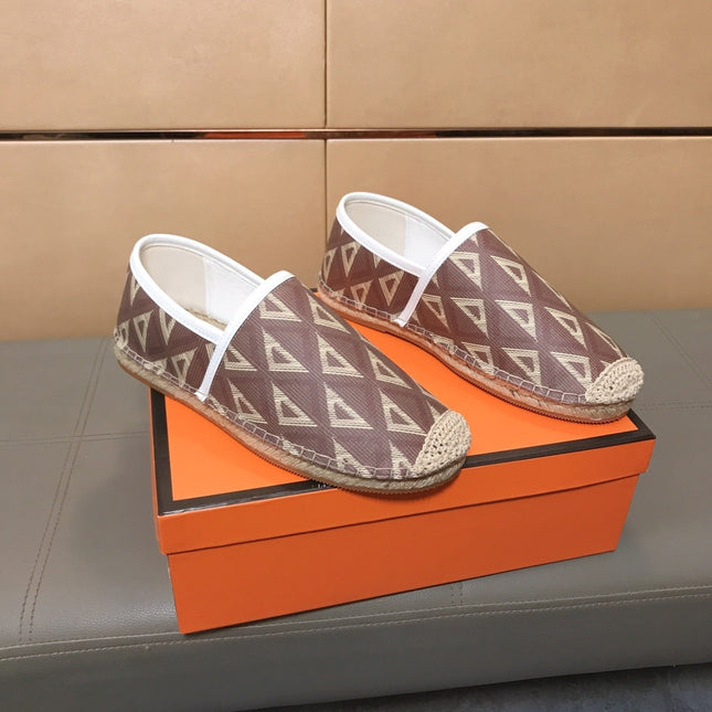 CD PARADISE ESPADRILLE LOAFER RUSSET GEOMETRIC JACQUARD