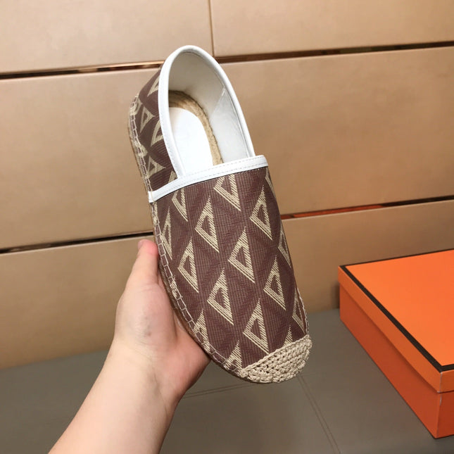 CD PARADISE ESPADRILLE LOAFER RUSSET GEOMETRIC JACQUARD