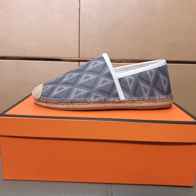 CD PARADISE ESPADRILLE LOAFER GRAY GEOMETRIC JACQUARD
