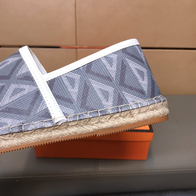 CD PARADISE ESPADRILLE LOAFER GRAY GEOMETRIC JACQUARD