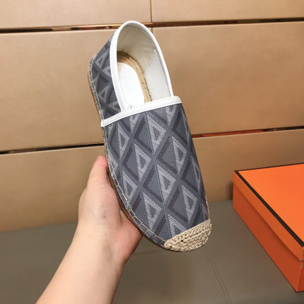 CD PARADISE ESPADRILLE LOAFER GRAY GEOMETRIC JACQUARD