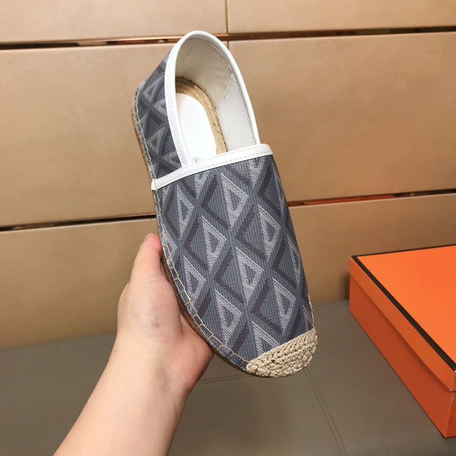 CD PARADISE ESPADRILLE LOAFER GRAY GEOMETRIC JACQUARD