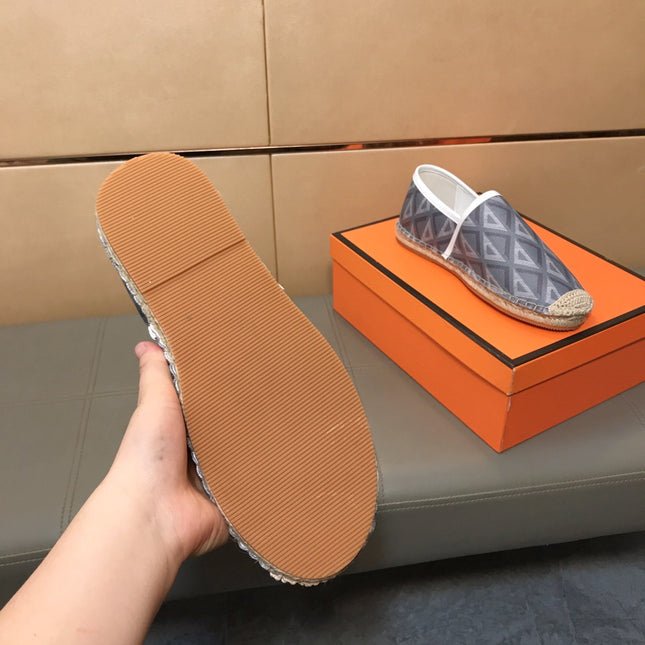 CD PARADISE ESPADRILLE LOAFER GRAY GEOMETRIC JACQUARD