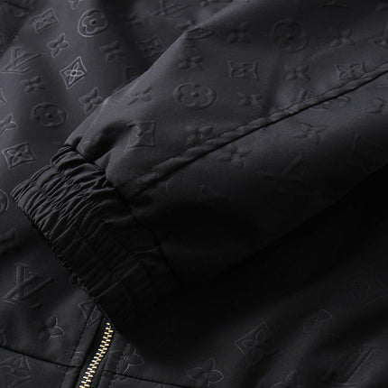 LV HOODED JACKET BLACK 239058