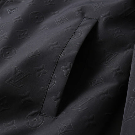 LV HOODED JACKET BLACK 239058