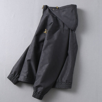 LV HOODED JACKET BLACK 239058