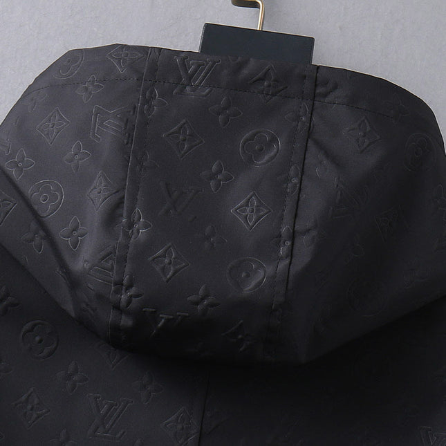 LV HOODED JACKET BLACK 239058